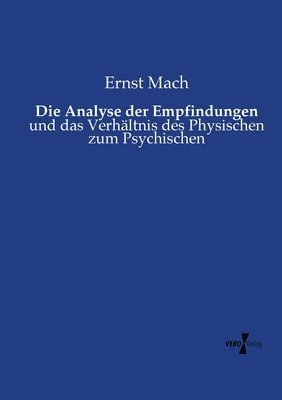 bokomslag Analyse der Empfindungen