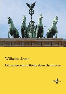 bokomslag Die aussereuropische deutsche Presse