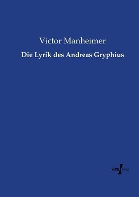 bokomslag Lyrik des Andreas Gryphius