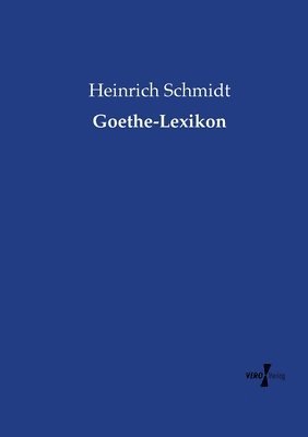 bokomslag Goethe-Lexikon