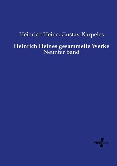 bokomslag Heinrich Heines gesammelte Werke