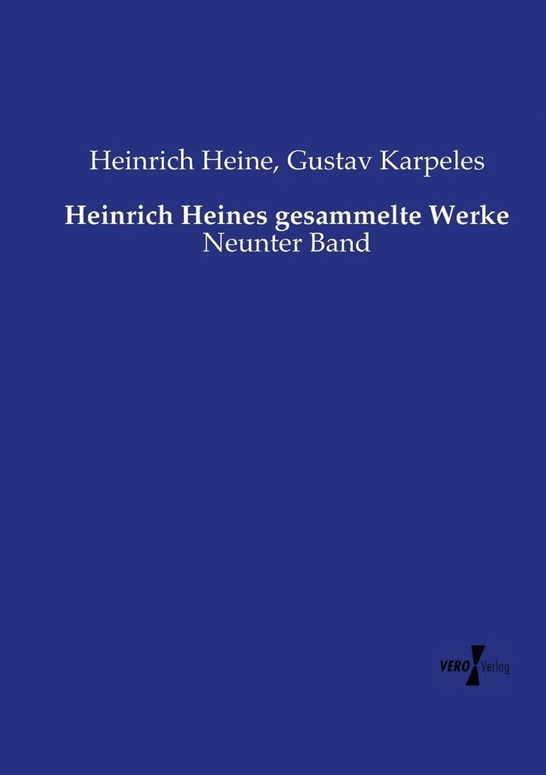 Heinrich Heines gesammelte Werke 1