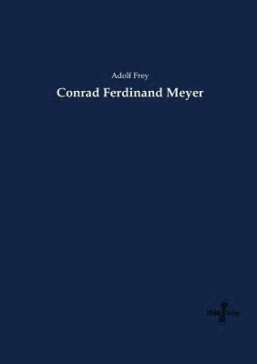 bokomslag Conrad Ferdinand Meyer