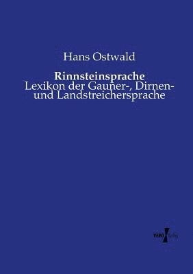 Hans Ostwald - Rinnsteinsprache, Häftad