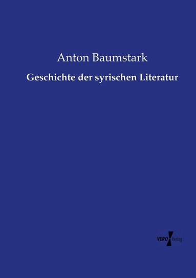 bokomslag Geschichte der syrischen Literatur