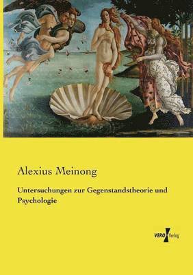 bokomslag Untersuchungen zur Gegenstandstheorie und Psychologie