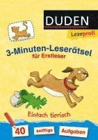 bokomslag Leseprofi - 3-Minuten-Leserätsel für Erstleser: Einfach tierisch