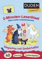 bokomslag Duden Leseprofi - 2-Minuten-Leserätsel: Mein erster Lesewortschatz. Magisches und Zauberhaftes.