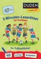 bokomslag Duden Leseprofi - 3-Minuten-Leserätsel für Erstleser: Im Fußballfieber