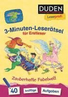 bokomslag Duden Leseprofi - 3-Minuten-Leserätsel für Erstleser: Zauberhafte Fabelwelt