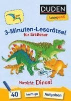 bokomslag Duden Leseprofi - 3-Minuten-Leserätsel für Erstleser: Vorsicht, Dinos!