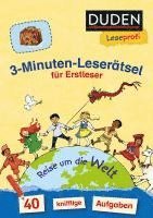 bokomslag Duden Leseprofi - 3-Minuten-Leserätsel für Erstleser: Reise um die Welt