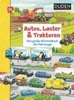bokomslag Duden 24+: Autos, Laster & Traktoren: Das große Wimmelbuch der Fahrzeuge