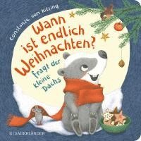 bokomslag 'Wann ist endlich Weihnachten?', fragt der kleine Dachs (Weihnachtsbuch)