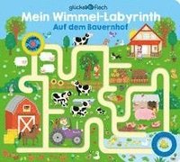 bokomslag Glücksfisch: Mein Wimmel-Labyrinth: Auf dem Bauernhof