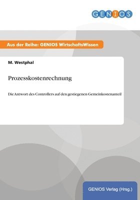 M Westphal - Prozesskostenrechnung, Häftad
