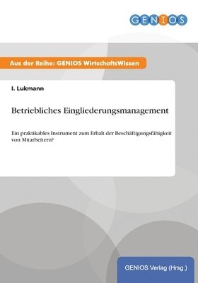 bokomslag Betriebliches Eingliederungsmanagement