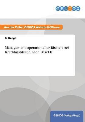 bokomslag Management operationeller Risiken bei Kreditinstituten nach Basel II