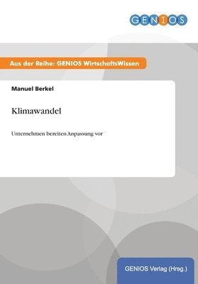 bokomslag Klimawandel