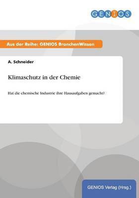 bokomslag Klimaschutz in der Chemie