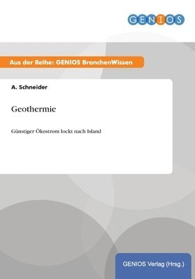 bokomslag Geothermie