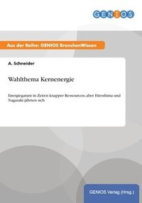 bokomslag Wahlthema Kernenergie