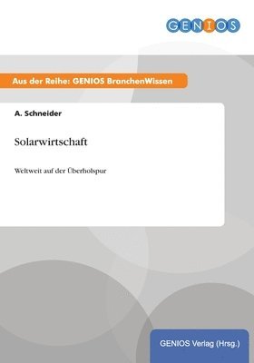 A Schneider, A. Schneider - Solarwirtschaft, Häftad