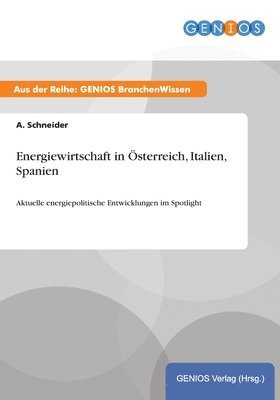 bokomslag Energiewirtschaft in sterreich, Italien, Spanien