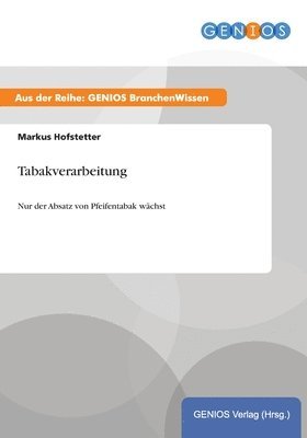 bokomslag Tabakverarbeitung