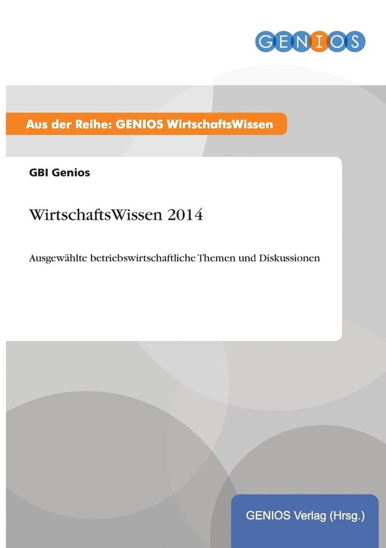 WirtschaftsWissen 2014 1