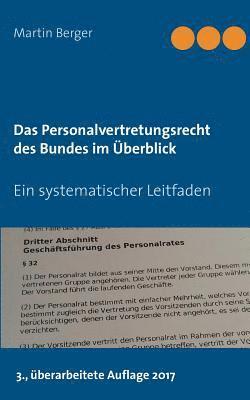 bokomslag Das Personalvertretungsrecht des Bundes im berblick