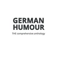 bokomslag German Humour