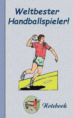 bokomslag Weltbester Handballspieler - Notizbuch