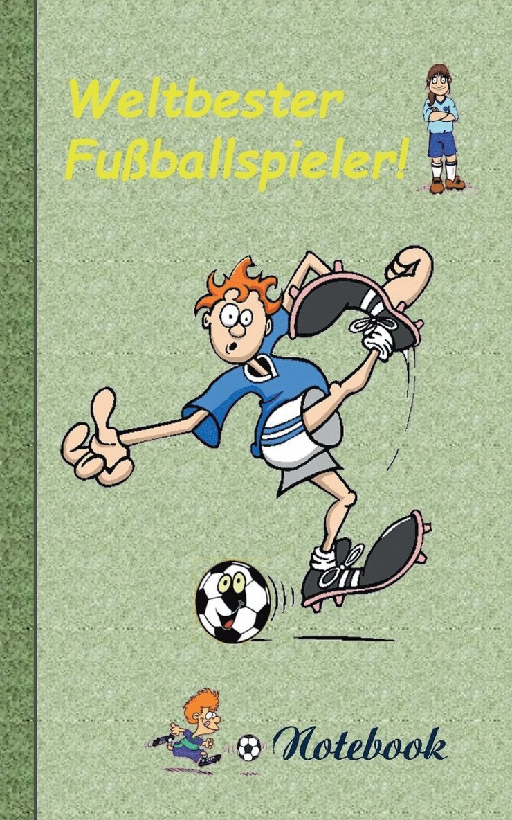 Weltbester Fuballspieler - Notizbuch 1