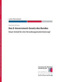 bokomslag Das E-Government-Gesetz des Bundes