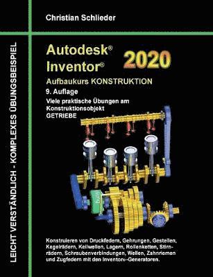 bokomslag Autodesk Inventor 2020 - Aufbaukurs Konstruktion