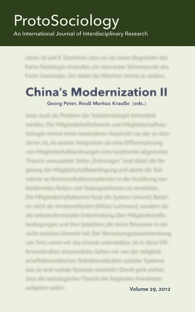 bokomslag China's Modernization II