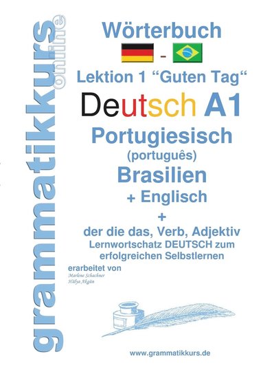 bokomslag Wörterbuch Deutsch - Portugiesisch (Brasilien) - Englisch Niveau A1
