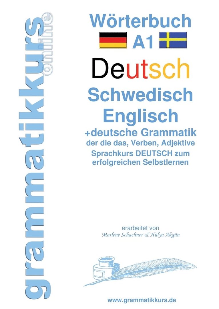 Wrterbuch A1 Deutsch - Schwedisch - Englisch 1