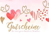 bokomslag Das Gutscheinbuch zum Selbst ausfüllen - Gutscheine zum verschenken aus 30 Gutschein Vorlagen - Partner Geschenke oder für Freunde und Familie