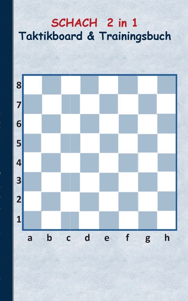 Schach 2 in 1 Taktikboard und Trainingsbuch 1
