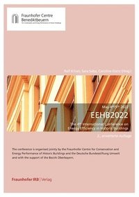 bokomslag EEHB 2022. The 4th International Conference on Energy Efficiency in Historic Buildings