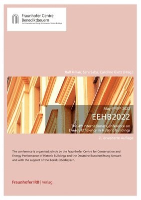 bokomslag EEHB 2022. The 4th International Conference on Energy Efficiency in Historic Buildings