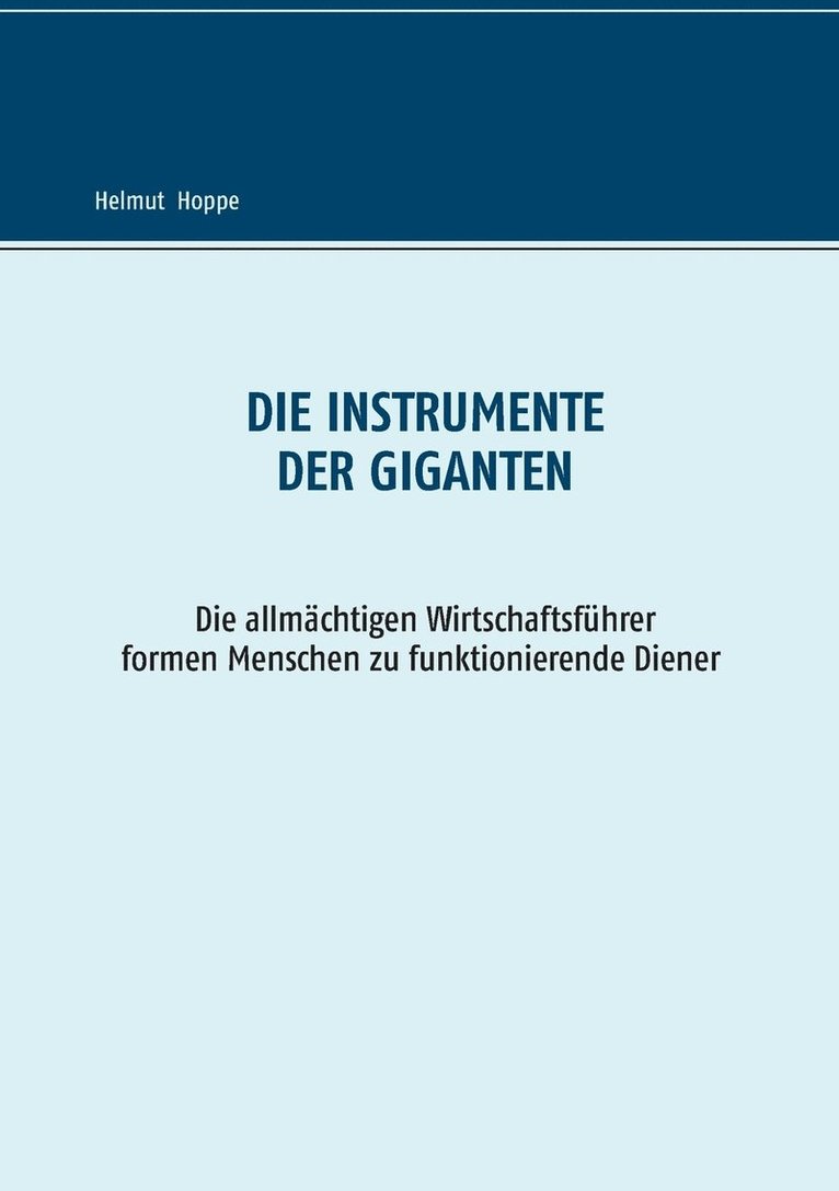 Die Instrumente der Giganten 1