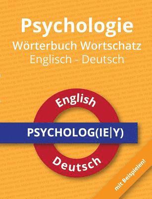 bokomslag Psychologie Woerterbuch Wortschatz Englisch - Deutsch