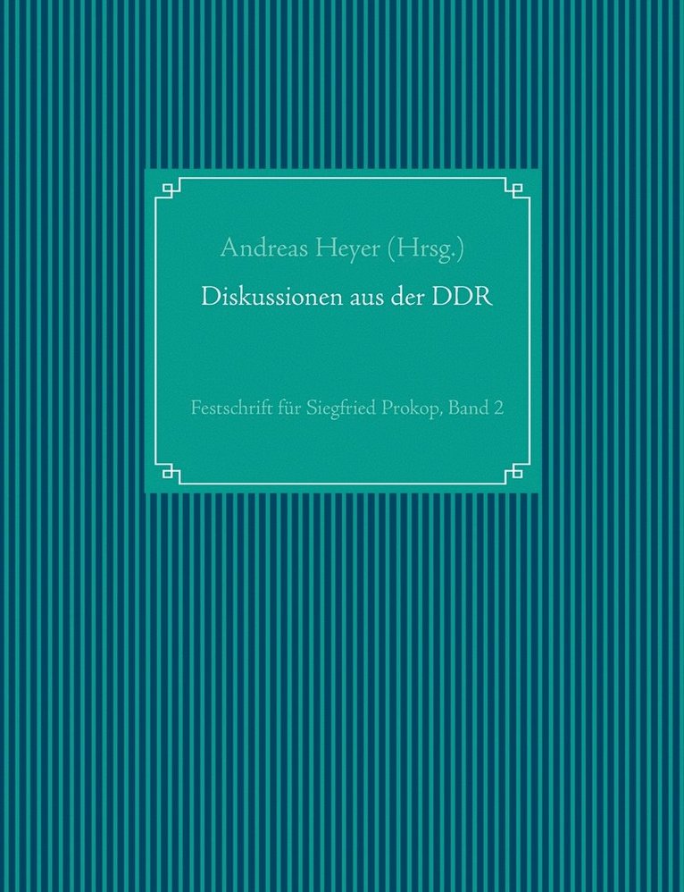 Diskussionen aus der DDR