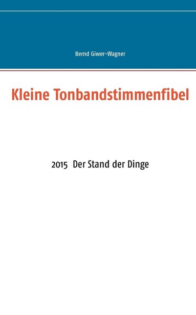 bokomslag Kleine Tonbandstimmenfibel