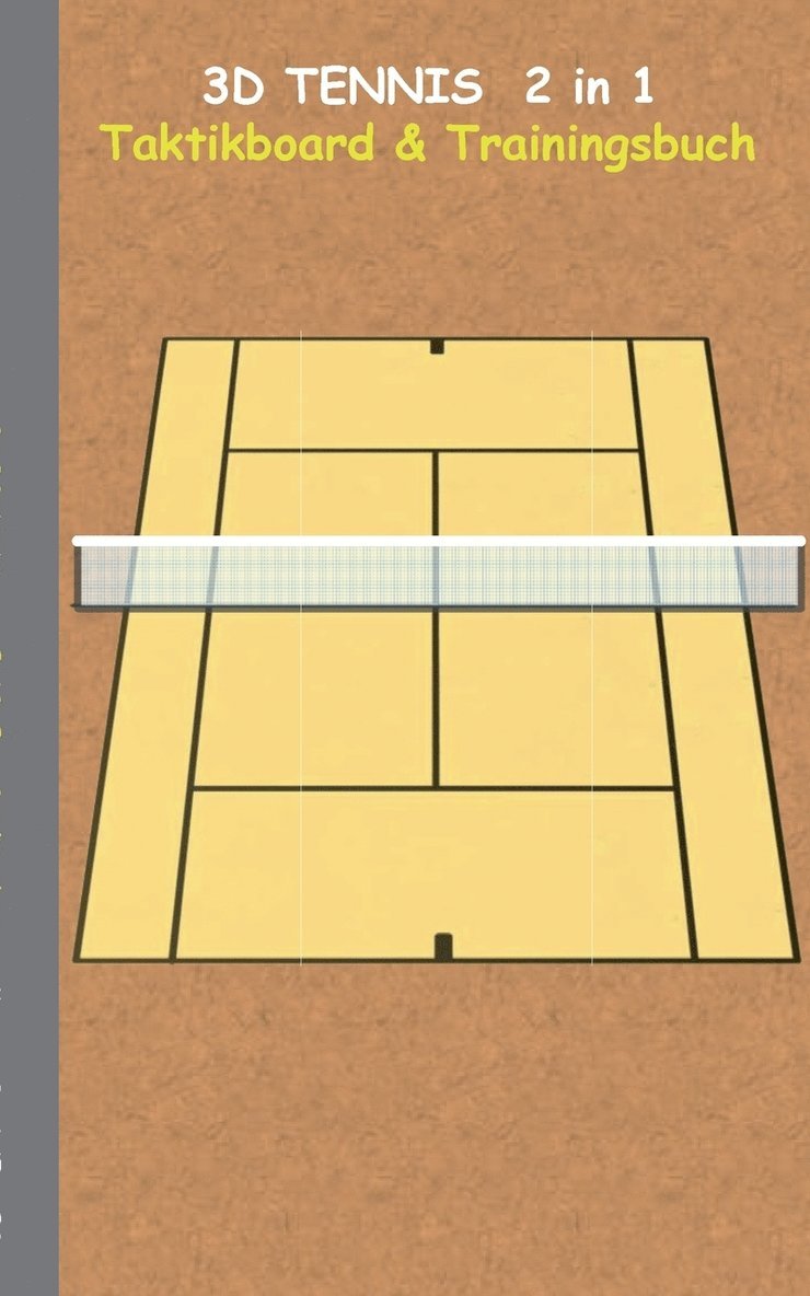 3D Tennis 2 in 1 Taktikboard und Trainingsbuch 1