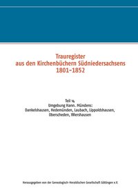 bokomslag Trauregister aus den Kirchenbüchern Südniedersachsens 1801-1852