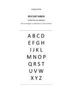 bokomslag Buchstaben